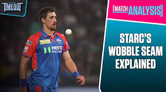Decoding #MitchellStarc's wobble seam delivery #IPL2025