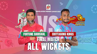 All Wickets || Fortune Barishal vs Chittagong Kings || FINAL || BPL 2025 background