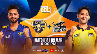 ECL Season 2 - Haryanvi Hunters vs Chennai Smashers | Match 14 Promo
