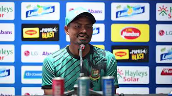 Post-Match Media Briefing Bangladesh | Taijul Islam | 3rd Day of 2nd Test Match at SSC backdrop