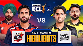 Thugesh's Smashers Dominate as Ankit Nagar Shies with the Ball | Match 20 - Highlights | ECLT10