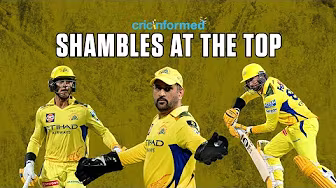 #Cricinformed - #CSK's worst top-order show in #IPL2025 background