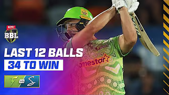 31 Off The Over! Unbelievable Daniel Sams Heroics In Thunder v Strikers | #BBL14