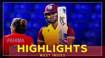 Matthews and Dottin Hit Half-Centuries | Highlights | West Indies Women v Bangladesh 1st T20I