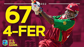 The Universe BOSS ⭐ | Chris Gayle Hits 67 & Takes 4-Fer In One Match! | West Indies v New Zealand backdrop