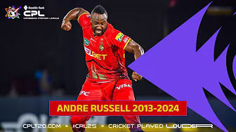Andre Russell is a BATSMAN'S nightmare | CPL 2025 background
