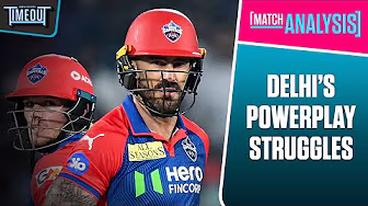 Why have #DC struggled to win powerplays? #IPL2025 background
