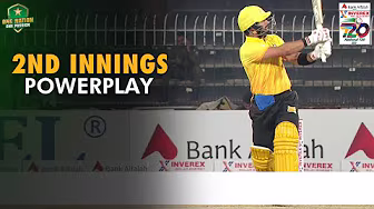 2nd Innings Powerplay | Lahore Whites vs Peshawar | Match 3 | National T20 Cup 2025 | PCB | M2L1