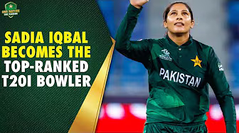🎥 Recapping Sadia Iqbal's quality bowling as she becomes the top-ranked T20I bowler ☄️ | MA2A
