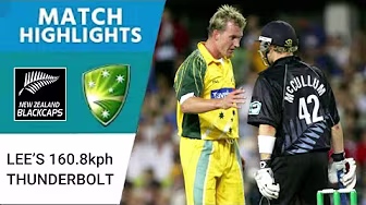 Lee’s 160.8kph Thunderbolt | Ponting Masterclass | Australia vs New Zealand Napier 2005 Highlights