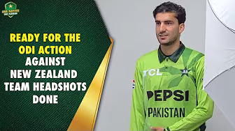 Ready for the ODI action against New Zealand | Team Headshots done ✅ | PCB | MA2A