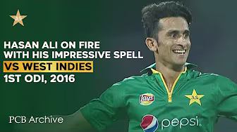 PCB Archive - Hasan Ali on Fire With His Impressive Spell | PAK vs WI 1st ODI 2016 | M5C2A