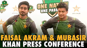 Pakistan Shaheens players Faisal Akram & Mubasir Khan Press Conference in Karachi | PCB | MA2A