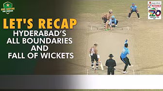 Let's Recap Hyderabad's All Boundaries & FOW | Match 18 | National T20 Cup 2025 | PCB | M2L1 background
