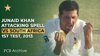 PCB Archive - Junaid Khan Attacking Spell vs South Africa | PAK vs SA 1st Test, 2013 | M8B2A