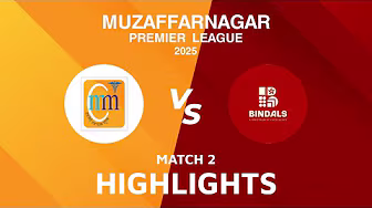 Muzaffarnagar Premier League 2025 | Match 2 Highlights | MMC Titans VS Bindals Strikers 🏏