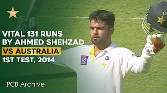 PCB Archive - Ahmed Shehzad's Vital 1️⃣3️⃣1️⃣ Runs Innings | PAK vs AUS 1st Test 2014 | M1C2A