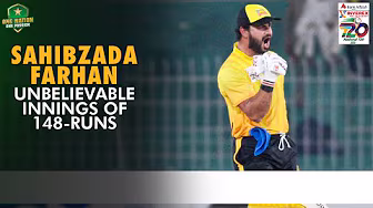 Sahibzada Farhan Slams Rapid 1️⃣4️⃣8️⃣ Runs | Match 37 | National T20 Cup 2025 | PCB | M2L1A background
