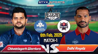 Legend 90 Cricket League Highlights 2025 | Chhattisgarh Warriors Vs Delhi Royals | Match 1