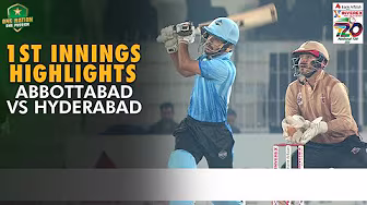 1st Innings Highlights | Abbottabad vs Hyderabad | Match 18 | National T20 Cup 2025 | PCB | M2L1