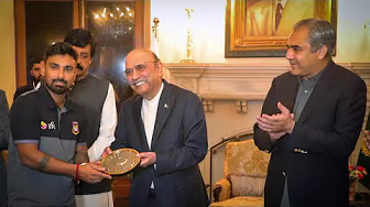 President of Pakistan hosts reception in honour of Pakistan and Bangladesh Teams | PCB | M2N1A