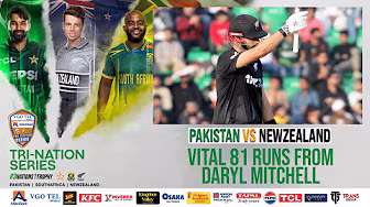 Daryl Mitchell's Vital Innings 💪 | Pakistan vs New Zealand | 1st ODI | Tri-Nation Series 2025