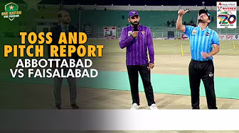 Toss & Pitch Report | Abbottabad vs Faisalabad | Match 21 | National T20 Cup 2025 | PCB | M2L1 backdrop