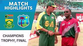 South Africa vs West Indies | Champions Trophy Final 1998 | Kallis 5-Wicket Haul & Cronje’s Knock backdrop