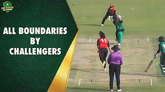 All Boundaries by Challengers | Conquerors vs Challengers | National Women's T20 Tournament | PCB
