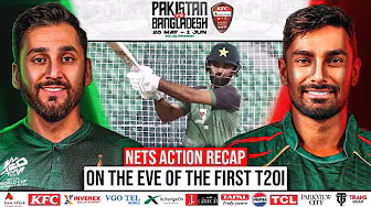 ЁЯОе Nets action recap on the eve of the first #PAKvBAN T20I in Lahore ЁЯПП | PCB | M2N1A