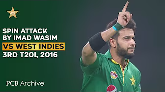PCB Archive - Spin Attack By Imad Wasim in Abu Dhabi | PAK vs WI 3rd T20I 2016 | M5C2A background
