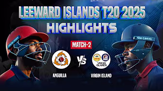 Leeward Islands T20 2025 | Match - 2 | St Kitts VS Antigua and Barbuda | FullHighlights background
