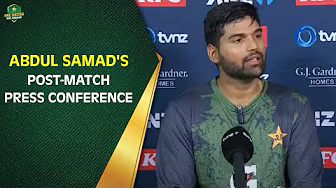 Abdul Samad's post-match press conference | Pakistan vs New Zealand, 4th T20I 2025 | PCB | MA2A