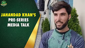 Jahandad Khan's Pre-series Media Talk | Pakistan vs New Zealand T20Is 2025 | PCB | MA2A background
