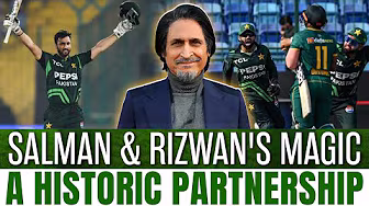 Salman & Rizwan's Magic | A Historic Partnership | PAK Vs SA Tri Series | Ramiz Speaks background