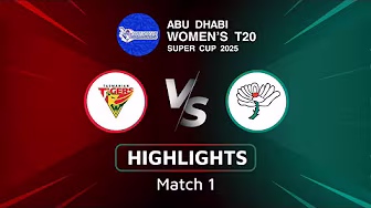 Abu Dhabi Women T20 2025 | Tasmania Women vs Yorkshire Women | Full Match Highlights | Match 1 background