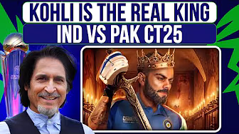 Kohli the Real King | Pakistan Thrashed IND vs PAK CT25 | Ramiz Speaks backdrop