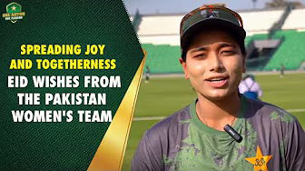 Spreading joy and togetherness – Eid wishes from the Pakistan Women's Team 🤗 background