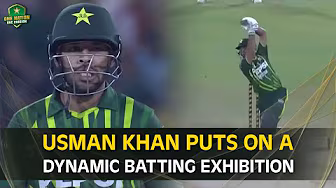 Usman Khan Puts on a Dynamic Batting Exhibition | Every Ball of His Cameo vs NZ, 2024 | PCB | M3L1F