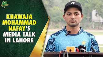 Khawaja Mohammad Nafay's media talk in Lahore | NCA Skills Development Camp | PCB | MA2A background