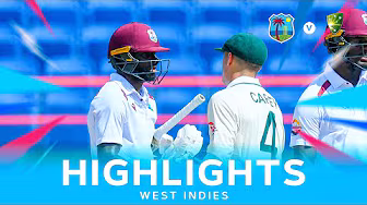 Starc Breaks Records In 100th Test | Extended Highlights | West Indies v Australia | 3rd Test Day 3 background