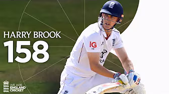 Harry Brook Scores Majestic 158 | England v India
