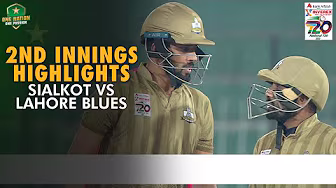 2nd Innings Highlights | Sialkot vs Lahore Blues | Match 36 | National T20 Cup 2025 | PCB | M2L1A