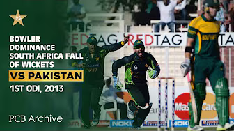 PCB Archive | Every Wicket – South Africa Struggle in 1st ODI vs Pakistan - 2013 | PCB | M4B2A background