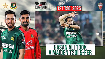 A Maiden 5️⃣ - Fer For Hasan Ali | Pakistan vs Bangladesh | 1st T20I, 2025 | PCB | M2N1A