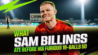 WHAT Sam Billings ate before his furious 19-balls 50 #AskQalandars | HBL PSL 10