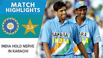 India vs Pakistan | Karachi Match Highlights | India Hold Nerve in a Record-Breaking Thriller! background