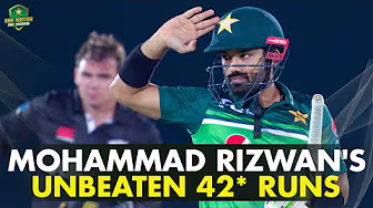 Mohammad Rizwan's Unbeaten 42* Runs Under Pressure | Ball-by-Ball Action in Thrilling Finish | PCB