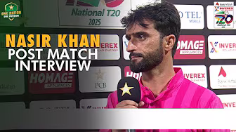Nasir Khan Post Match Interview | Bahawalpur vs DMJ | Match 2 | National T20 Cup 2025 | PCB | M2L1