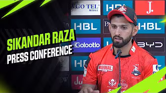 Sikandar Raza Press Conference | MS v LQ | HBL PSL 10
